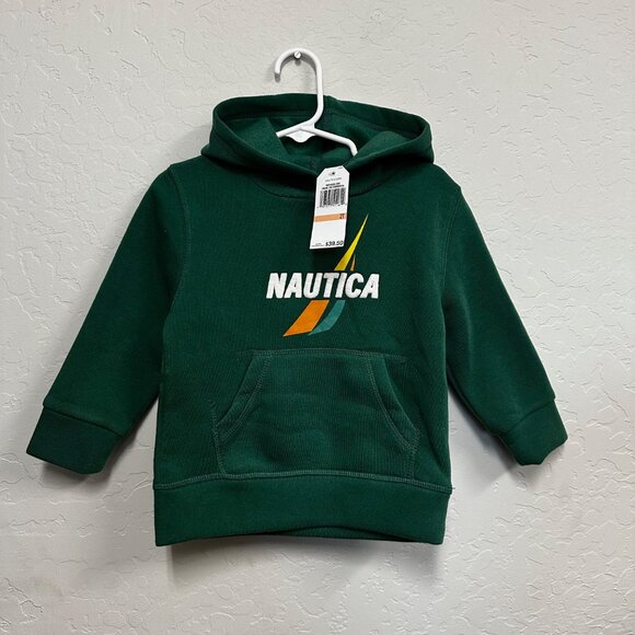 Nautica Hoodie Green 2T NWT Kids Hoodie - Picture 1 of 3